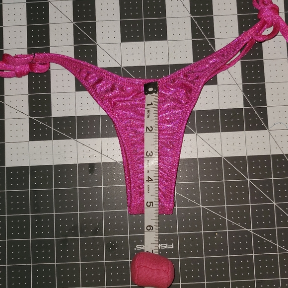 Pink Spandex Bikini A/B -Small (competition, posing practice, photo shoot) - Picture 3 of 5